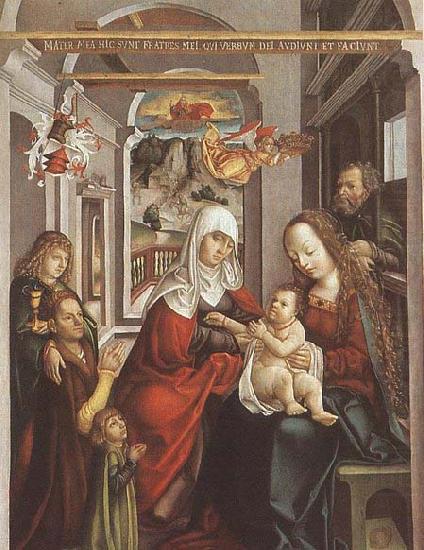 unknow artist Saint Anne with the Virgin and the Child china oil painting image